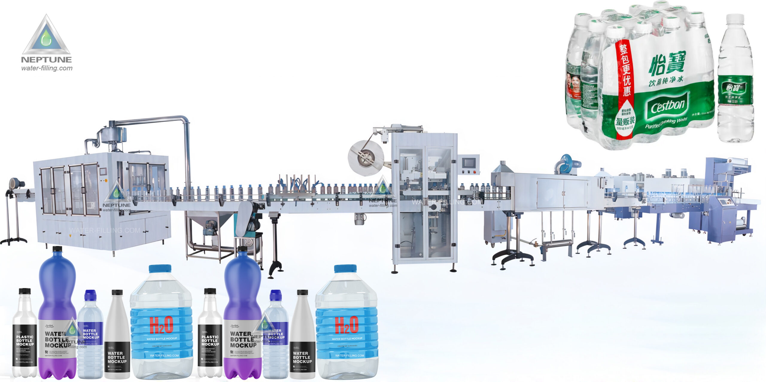 water production line with logo scaled